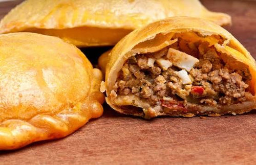 Three Argentinian beef empanadas
